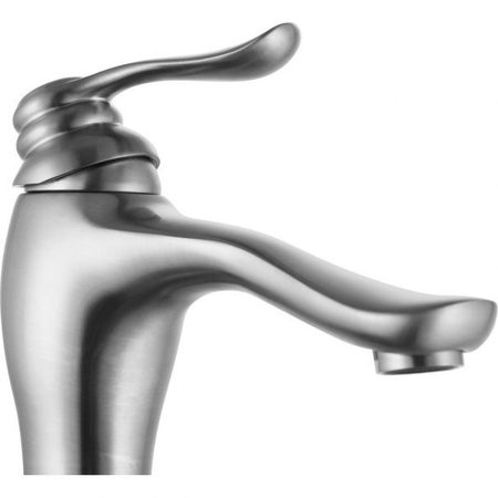 ANZZI Anfore Single Hole Single Handle Bathroom Faucet in Brushed Nickel L-AZ104BN